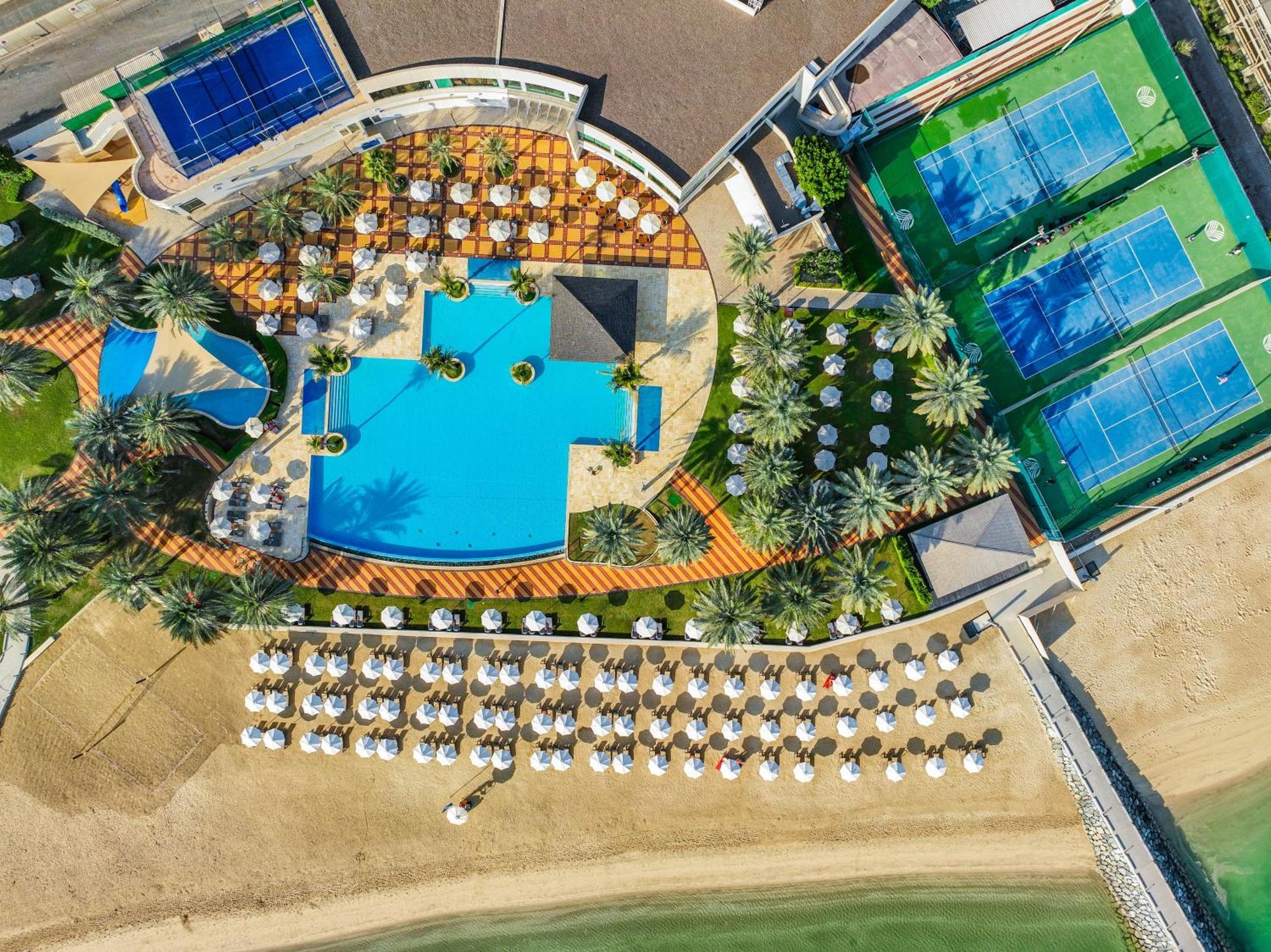 Beach Rotana - Abu Dhabi Exterior photo Aerial view of the Indian Wells Tennis Garden
